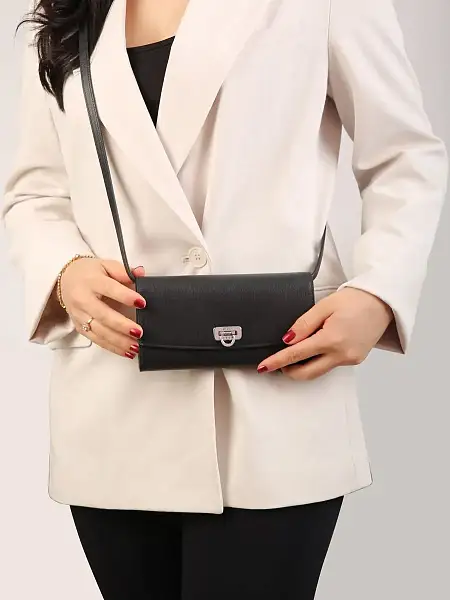 Сумка женская клатч-портмоне из натуральной кожи P056D.X113.01 Petek, Артикул: P056D.X113.01 фото №1