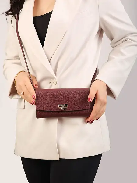 Сумка женская клатч-портмоне из натуральной кожи P056D.X67.151 Petek, Артикул: P056D.X67.151 фото №1