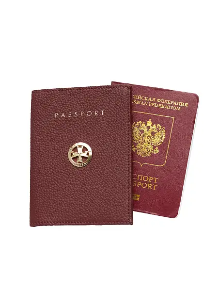 Обложка для паспорта NARVIN 9161-Polo Bordo Vasheron, Артикул: 9161-Polo Bordo фото №1