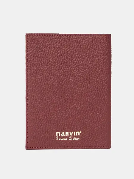 Обложка для паспорта NARVIN 9161-Polo Bordo Vasheron, Артикул: 9161-Polo Bordo фото №1