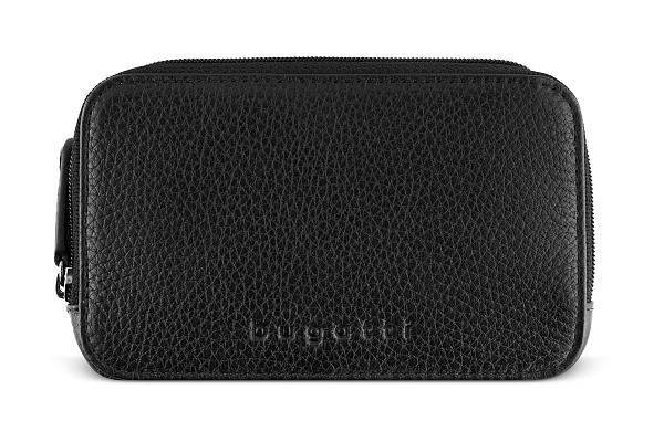 Сумка женская BUGATTI Elsa, черная, воловья кожа/полиэстер, 21,5х3х13 см 49461201 BUGATTI, Артикул: 49461201 фото №1