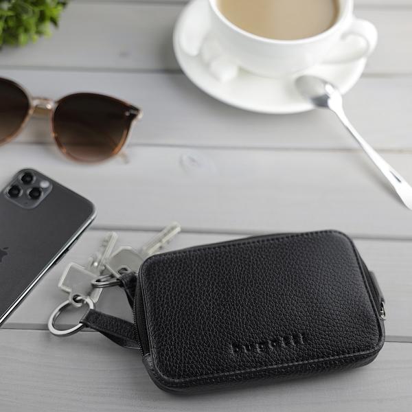 Сумка женская BUGATTI Elsa, черная, воловья кожа/полиэстер, 21,5х3х13 см 49461201 BUGATTI, Артикул: 49461201 фото №1