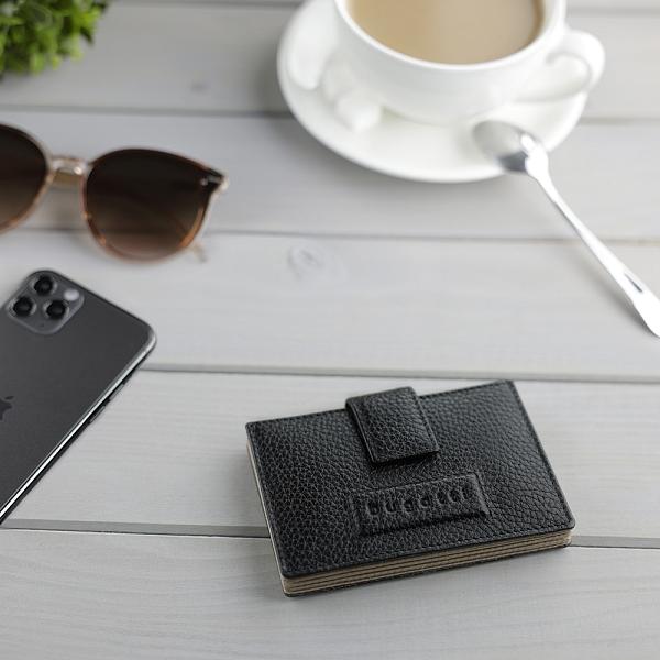 Портмоне для кредитных карт BUGATTI Elsa, черное, воловья кожа/полиэстер, 10,5х1,5х7,5 см 49464001 BUGATTI, Артикул: 49464001 фото №1