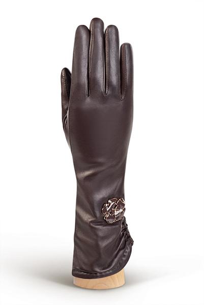 Перчатки женские 100% ш IS506 brown Eleganzza, Артикул: IS506-7_00120287 фото №1