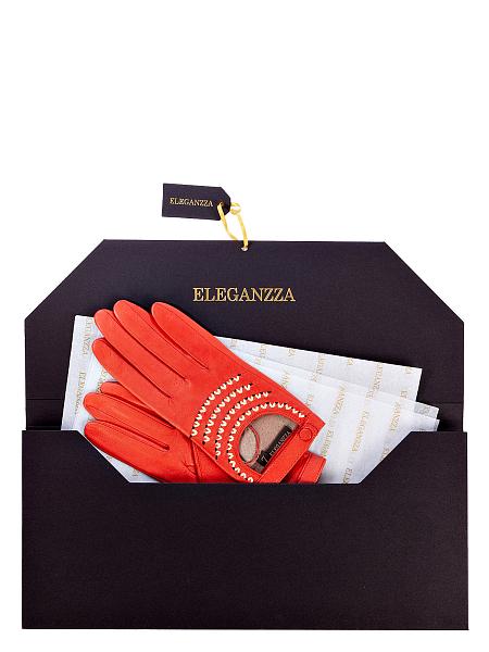 Перчатки женские ш/п F-IS0711 coral Eleganzza, Артикул: F-IS0711-65_01-00014 фото №1