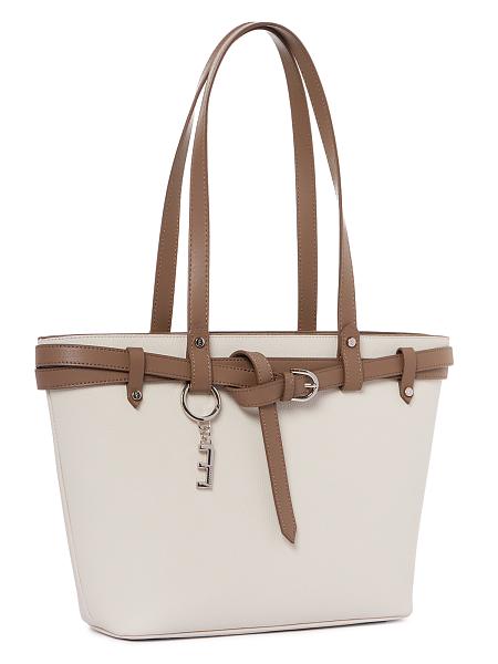 Сумка ELEGANZZA ZZ-50710 milk chocolate/grey smoke Eleganzza, Артикул: ZZ-50710-01-00058412 фото №1