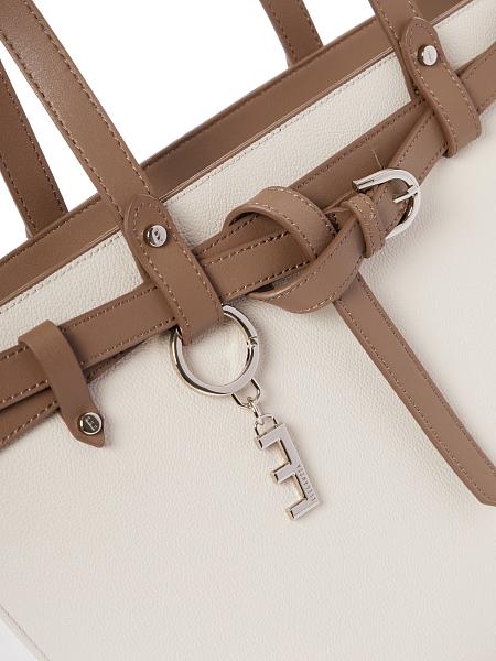 Сумка ELEGANZZA ZZ-50710 milk chocolate/grey smoke Eleganzza, Артикул: ZZ-50710-01-00058412 фото №1