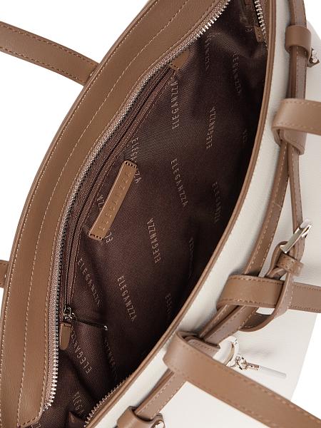 Сумка ELEGANZZA ZZ-50710 milk chocolate/grey smoke Eleganzza, Артикул: ZZ-50710-01-00058412 фото №1