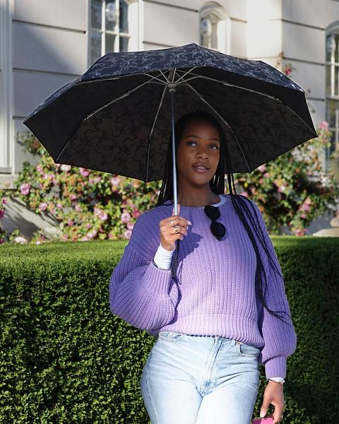 L354-4578 Glitter Bow (Блестящий бант) Зонт женский механика Fulton Fulton, Артикул: L354-4578 фото №1