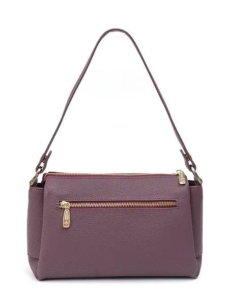 Сумка женская натуральная кожа NARVIN 9823-Chocolate Milk Vasheron, Артикул: 9823-Chocolate Milk фото №1