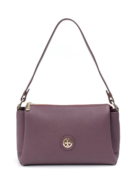 Сумка женская натуральная кожа NARVIN 9823-Chocolate Milk Vasheron, Артикул: 9823-Chocolate Milk фото №1