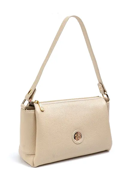 Сумка женская натуральная кожа NARVIN 9823-Polo Cream Vasheron, Артикул: 9823-Polo Cream фото №1