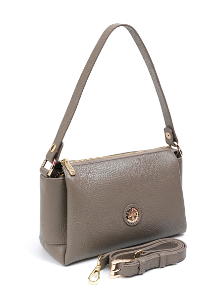 Сумка женская натуральная кожа NARVIN 9823-Sand Platina Vasheron, Артикул: 9823-Sand Platina фото №1