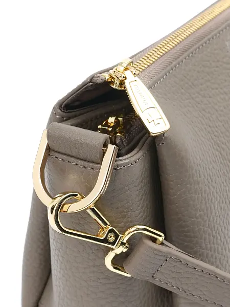 Сумка женская натуральная кожа NARVIN 9823-Sand Platina Vasheron, Артикул: 9823-Sand Platina фото №1