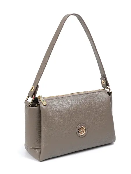 Сумка женская натуральная кожа NARVIN 9823-Sand Platina Vasheron, Артикул: 9823-Sand Platina фото №1