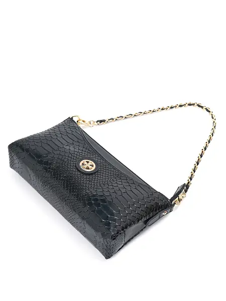 Сумка женская из натуральной кожи NARVIN 9923-Anaconda Black Vasheron, Артикул: 9923-Anaconda Black фото №1