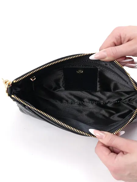 Сумка женская из натуральной кожи NARVIN 9923-Anaconda Black Vasheron, Артикул: 9923-Anaconda Black фото №1