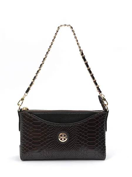 Сумка женская из натуральной кожи NARVIN 9923-Anaconda Brown Vasheron, Артикул: 9923-Anaconda Brown фото №1