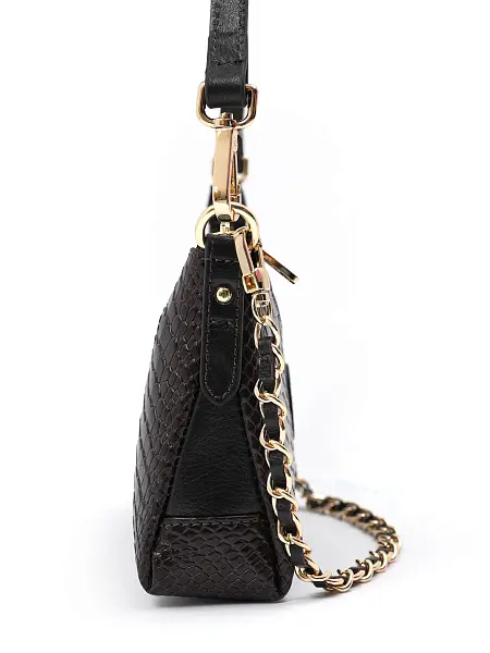 Сумка женская из натуральной кожи NARVIN 9923-Anaconda Brown Vasheron, Артикул: 9923-Anaconda Brown фото №1