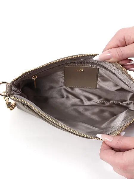 Сумка женская из натуральной кожи NARVIN 9923-Sand Platina Vasheron, Артикул: 9923-Sand Platina фото №1