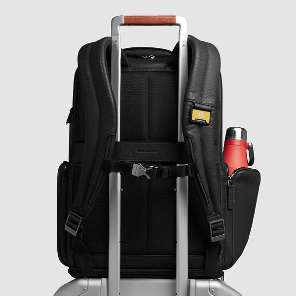 Рюкзак мужской кожаный Piquadro CA7107MOSBM/N  Piquadro, Артикул: CA7107MOSBM/N фото №1