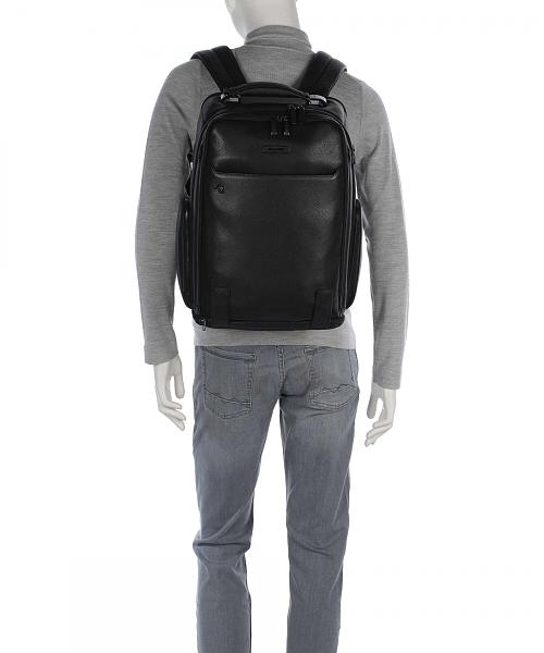 Рюкзак мужской кожаный Piquadro CA7107MOSBM/N  Piquadro, Артикул: CA7107MOSBM/N фото №1