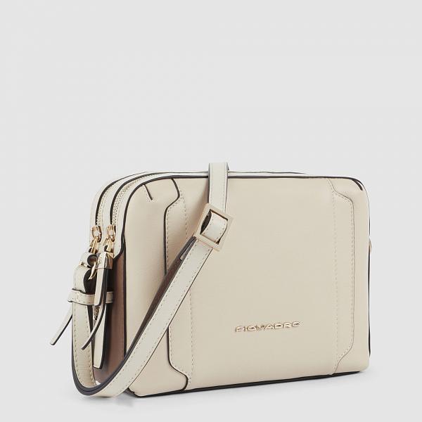 Женская сумка через плечо Piquadro BD4870W92/BECU кожаная Piquadro, Артикул: BD4870W92/BECU фото №1