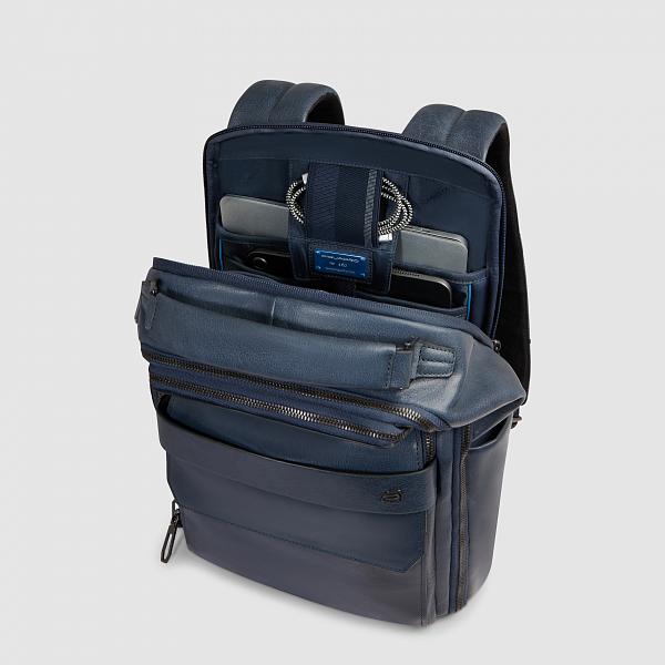 Рюкзак среднего размера кожаный Piquadro CA7021S141/AV Piquadro, Артикул: CA7021S141/AV фото №1