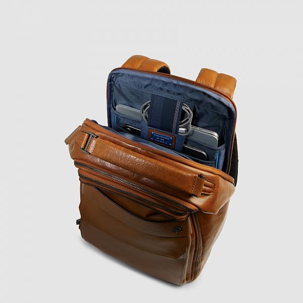 Рюкзак среднего размера кожаный Piquadro CA7021S141/BE Piquadro, Артикул: CA7021S141/BE фото №1