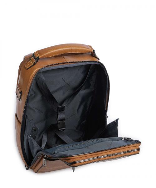 Рюкзак среднего размера кожаный Piquadro CA7021S141/BE Piquadro, Артикул: CA7021S141/BE фото №1