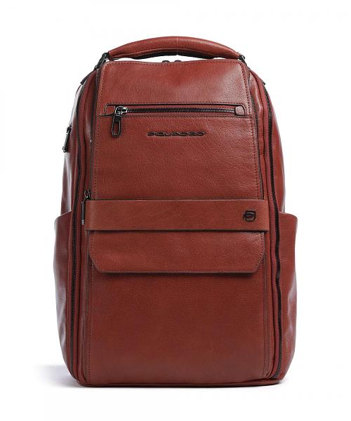 Рюкзак среднего размера кожаный Piquadro CA7021S141/CU Piquadro, Артикул: CA7021S141/CU фото №1