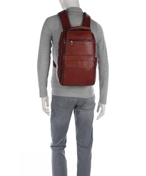 Рюкзак среднего размера кожаный Piquadro CA7021S141/CU Piquadro, Артикул: CA7021S141/CU фото №1