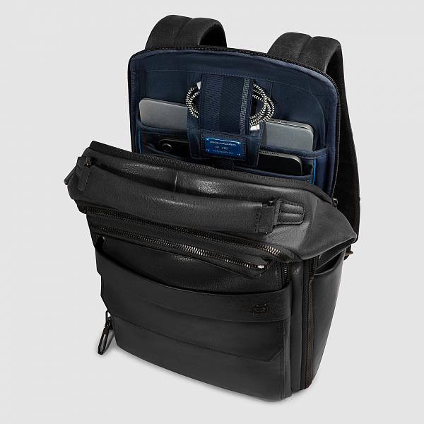 Рюкзак большой кожаный Piquadro CA7022S141/N Piquadro, Артикул: CA7022S141/N фото №1