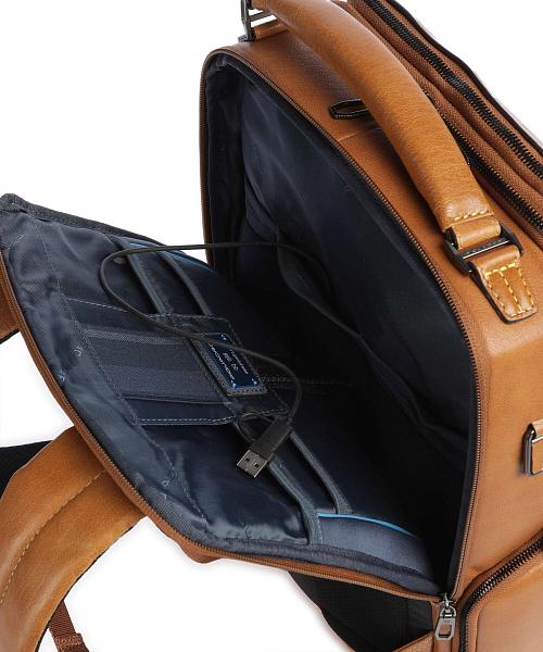 Рюкзак из натуральной кожи Piquadro CA7023S141BM/BE Piquadro, Артикул: CA7023S141BM/BE фото №1