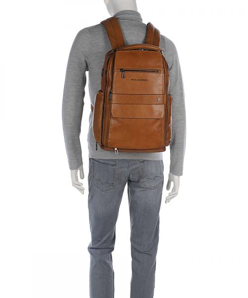 Рюкзак из натуральной кожи Piquadro CA7023S141BM/BE Piquadro, Артикул: CA7023S141BM/BE фото №1