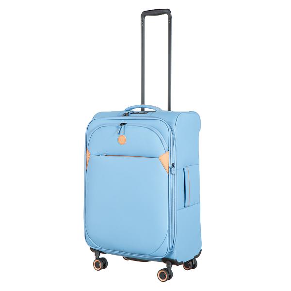 Чемодан-тележка небесно-голубой Verage GM20077WIII 24 Harbor Blu Verage, Артикул: GM20077WIII 24 Harbor Blu фото №1