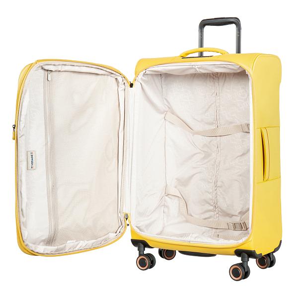 Чемодан-тележка жёлтый Verage GM20077WIII 24 misted yel Verage, Артикул: GM20077WIII 24 misted yel фото №1