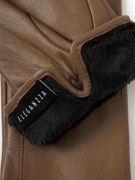 Перчатки женские флис IS098MP l.taupe Eleganzza, Артикул: IS098MP-75_01-00056 фото №1