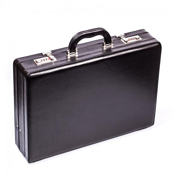 Подарочный набор для пикника в кейсе из натуральной кожи «Гранд» (6 персон) AKSO 151КК6-ЧЕР АКСО, Артикул: 151КК6-ЧЕР фото №1