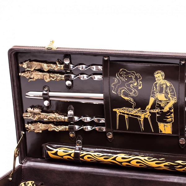 Шашлычный подарочный набор для пикника «На шашлык!» (6 персон) AKSO 140КИ6-П АКСО, Артикул: 140КИ6-П фото №1