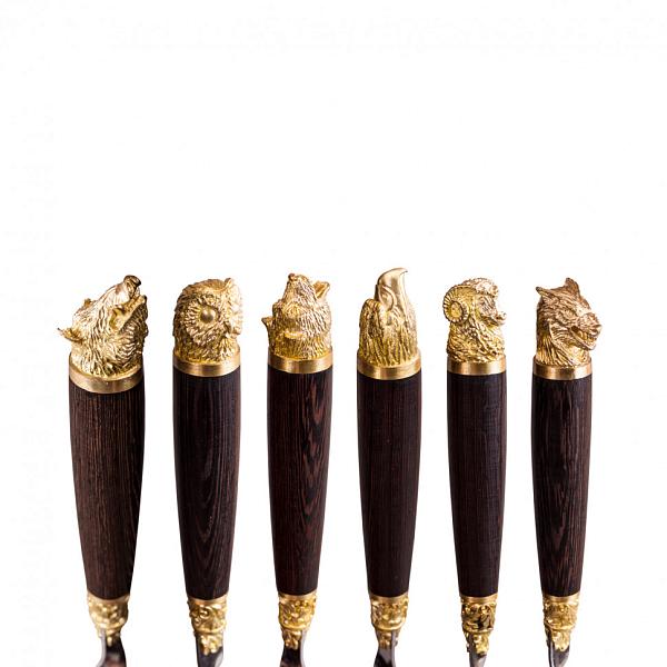 Подарочный набор дорожный шашлычный в сумке-кейсе "Лесной" (6 персон) AKSO 149ИИ6-П АКСО, Артикул: 149ИИ6-П фото №1