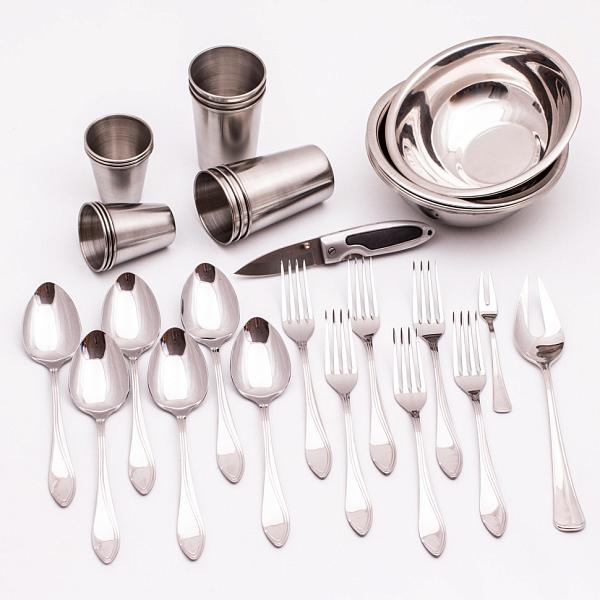 Подарочный набор дорожный шашлычный в сумке-кейсе "Лесной" (6 персон) AKSO 149ИИ6-П АКСО, Артикул: 149ИИ6-П фото №1