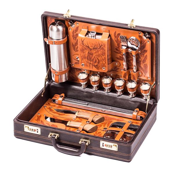 Набор подарочный «Классик» (6 персон) с термосом и мангалом АКСО 101КИ6-П1 АКСО, Артикул: 101КИ6-П1 фото №1