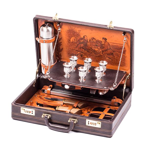 Набор подарочный «Классик» (6 персон) с термосом и мангалом АКСО 101КИ6-П1 АКСО, Артикул: 101КИ6-П1 фото №1