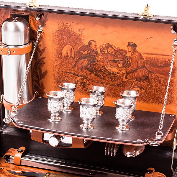 Набор подарочный «Классик» (6 персон) с термосом и мангалом АКСО 101КИ6-П1 АКСО, Артикул: 101КИ6-П1 фото №1