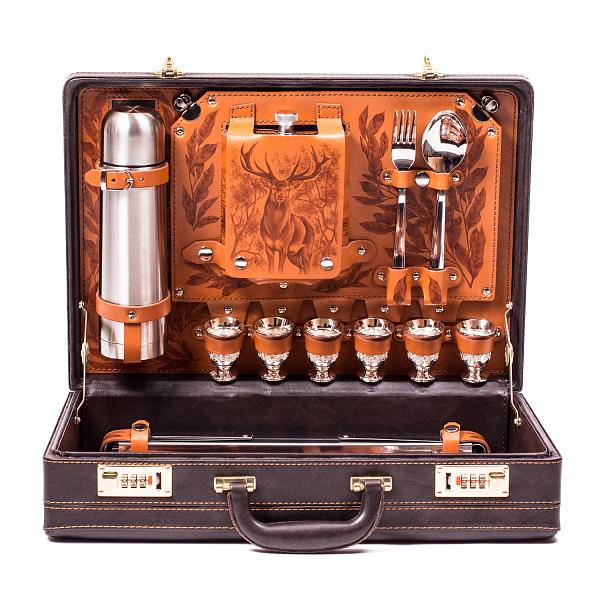 Набор подарочный «Классик» (6 персон) с термосом и мангалом АКСО 101КИ6-П1 АКСО, Артикул: 101КИ6-П1 фото №1