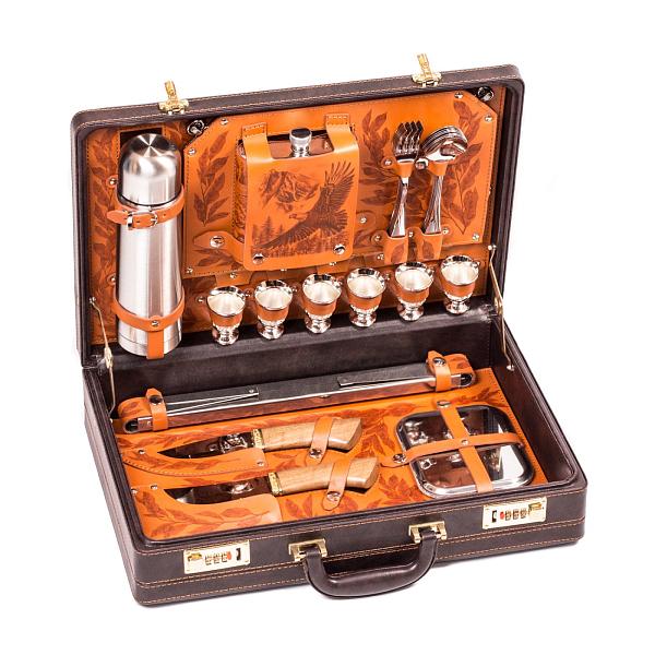 Набор подарочный «Классик» (6 персон) с термосом и мангалом АКСО 101КИ6-П2 АКСО, Артикул: 101КИ6-П2 фото №1