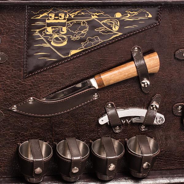 Подарочный набор для пикника «Походный» (4 персоны) AKSO 132КИ4 АКСО, Артикул: 132КИ4 фото №1