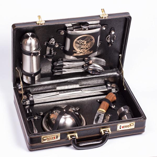 Подарочный набор для пикника «Вояжер-2» (6 персон) AKSO 142ИИ6-Т-2 АКСО, Артикул: 142ИИ6-Т-2 фото №1