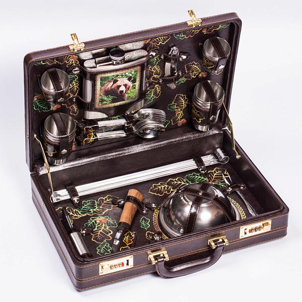 Подарочный набор для пикника «Медведь» (6 персон) AKSO 145ИИ6 АКСО, Артикул: 145ИИ6 фото №1